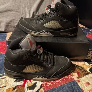 Air Jordan 5 Retro OG "Black Metallic Reimagined" sneaker.